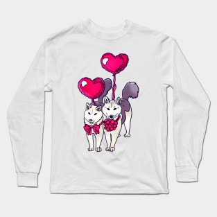 WE WUV YOU DOGGOS CARD PLUS Long Sleeve T-Shirt